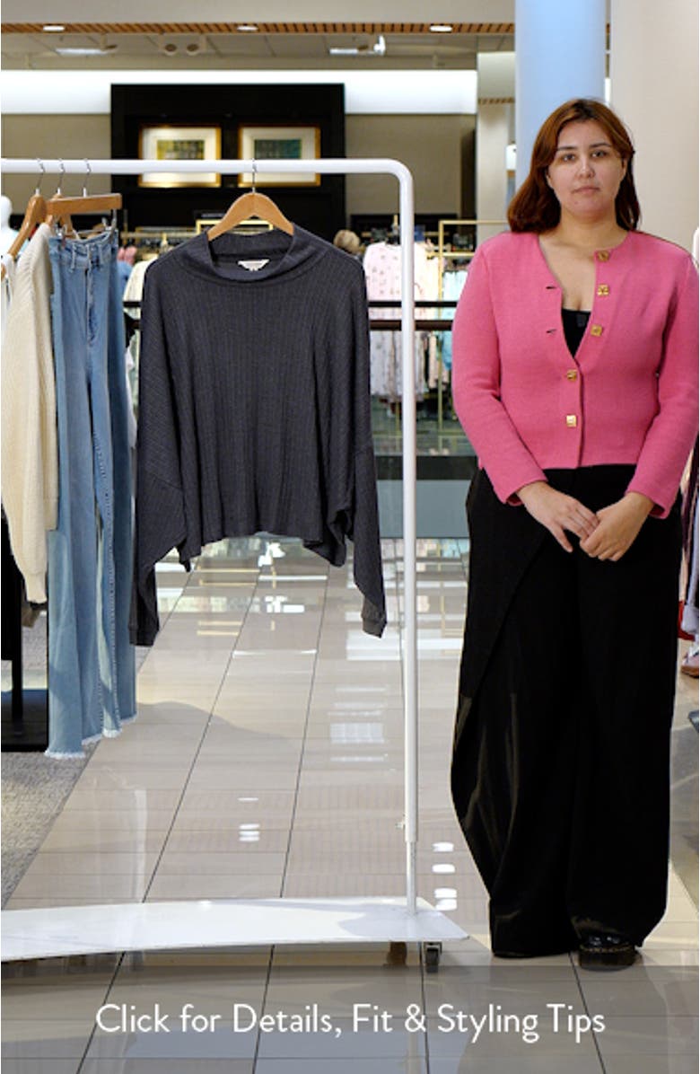 Cloud Mock Neck Rib Top, sales video thumbnail