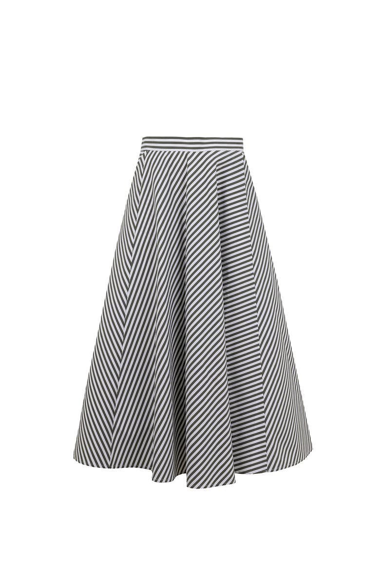 Exquise Noah Midi Skirt, Alternate, color, Khaki