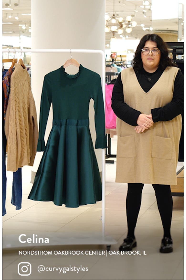 Zadi Mix Media Long Sleeve Dress video