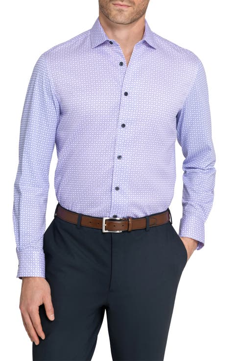 Reworked Slim Fit Cotton Dress Shirt (Regular & Big)