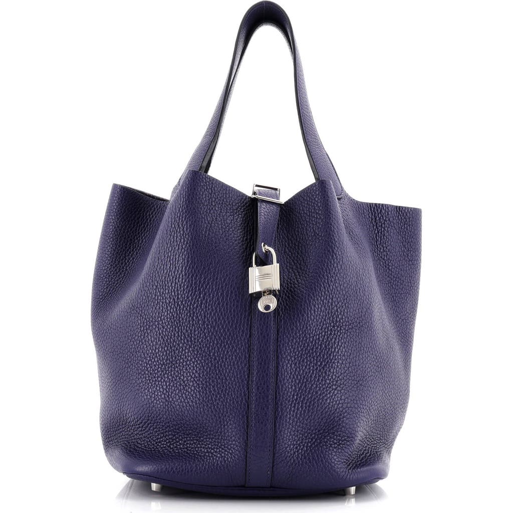 Pre-owned Hermes Hermes Picotin Lock Bag Clemence Gm