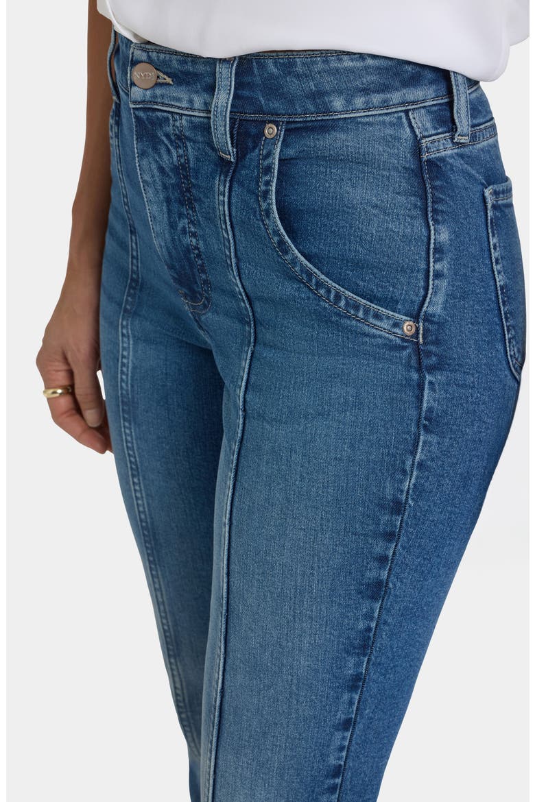 Billie Front Seam High Waist Mini Bootcut Jeans, Alternate, color, ROMANTIC INDIGO