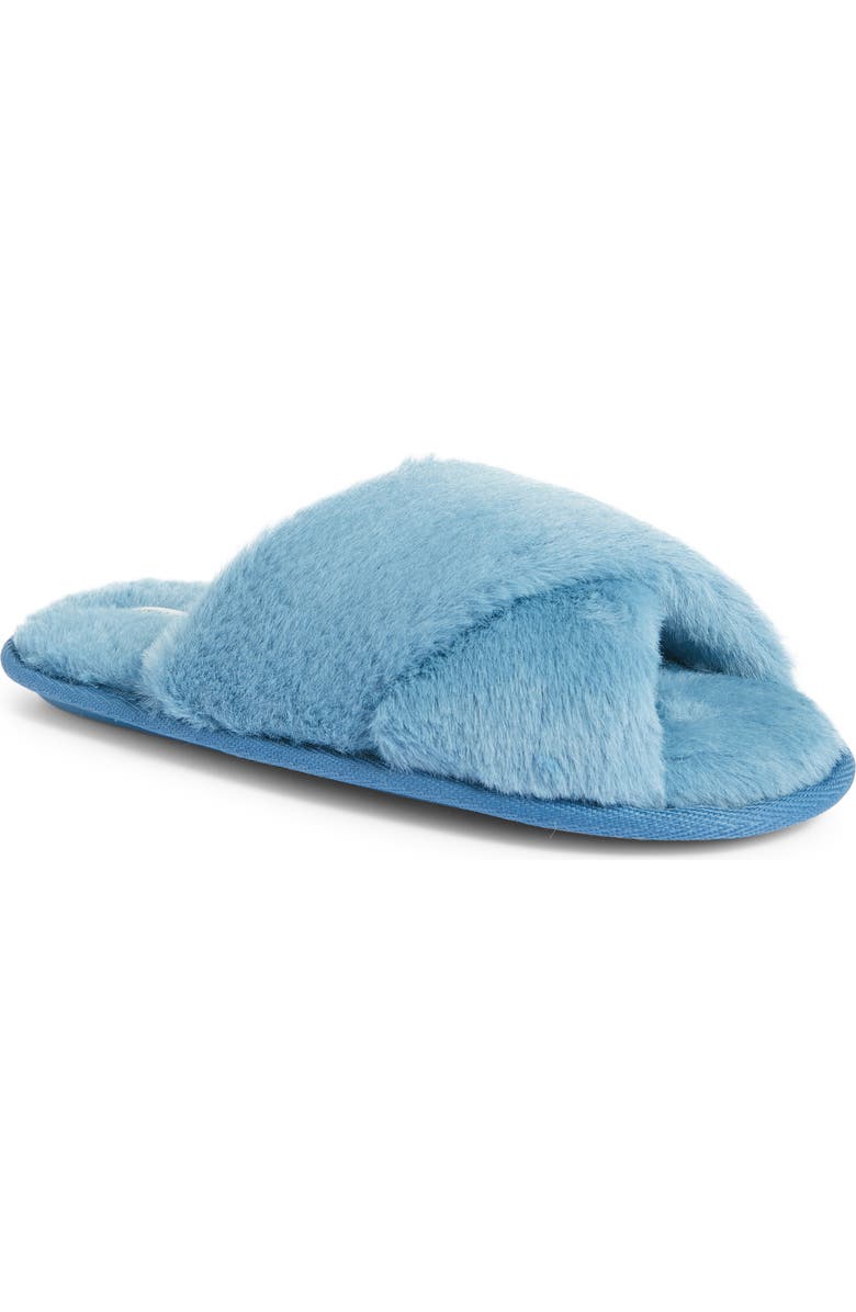 Flora Nikrooz Victoria Faux Fur Slipper, Main, color,