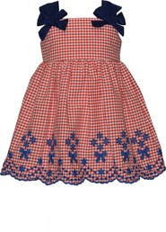 Iris & Ivy Americana Bow Shoulder Dress