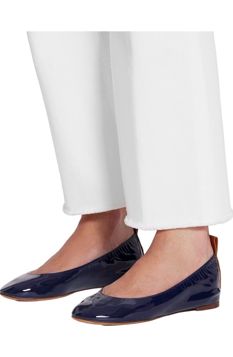 Lanvin The Ballerina Flat In Patent Leather, Alternate, color,