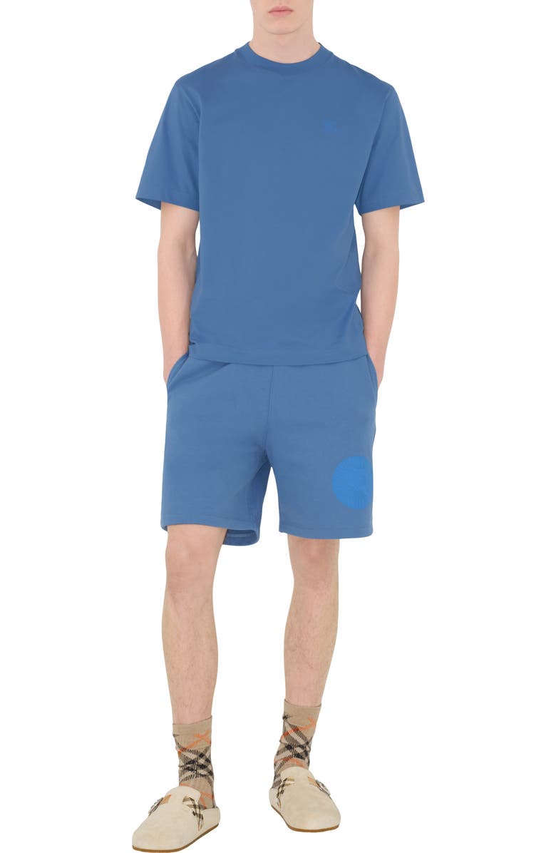 Burberry Check Denim Urchin Clogs, Alternate, color, Bake