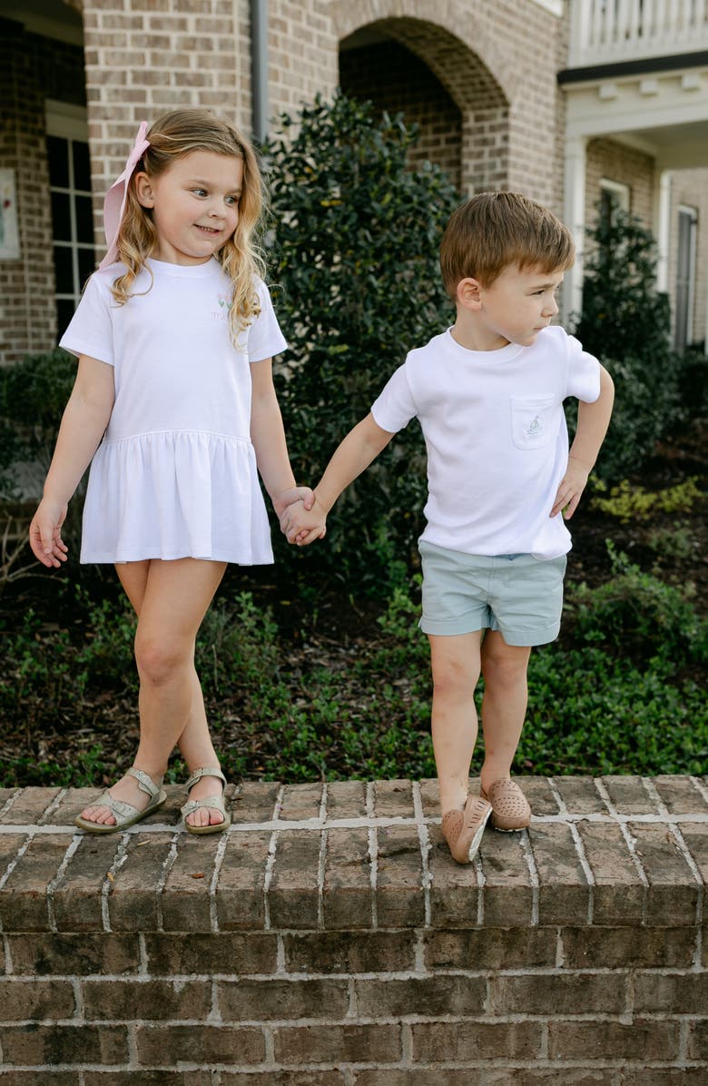 Little Paper Kids Jackson White Pocket Tee, Alternate, color, White