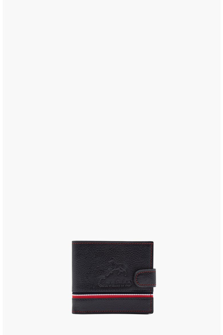 The Sailor Bifold Leather Wallet 516, Main, color, Navy