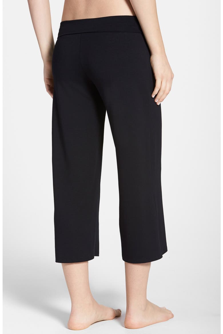 'So Fine' Gaucho Pants, Alternate, color, BLACK