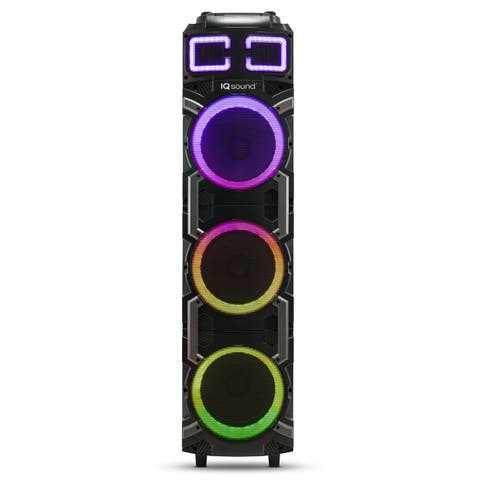 3x 10 Inch Speaker Pro DJ Party Speaker with TWS