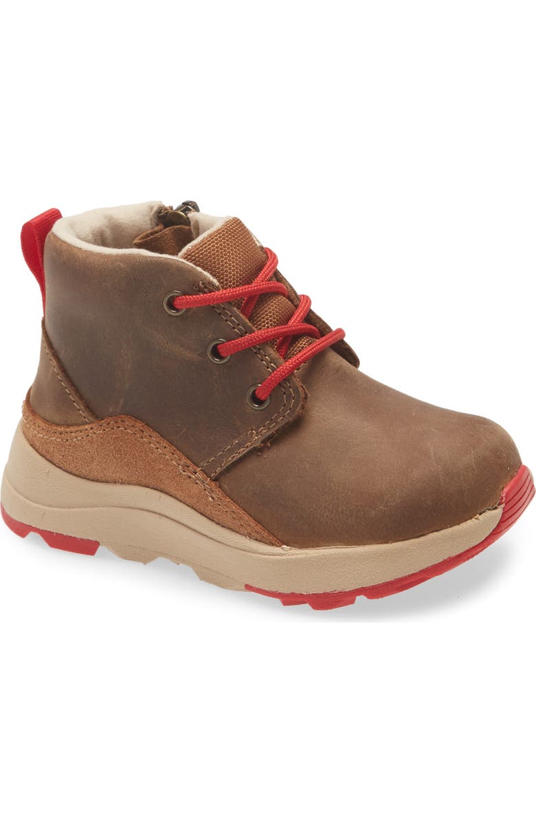 UGG<sup>®</sup> Canoe III Weather Sneaker, Main, color, Walnut / Samba Red
