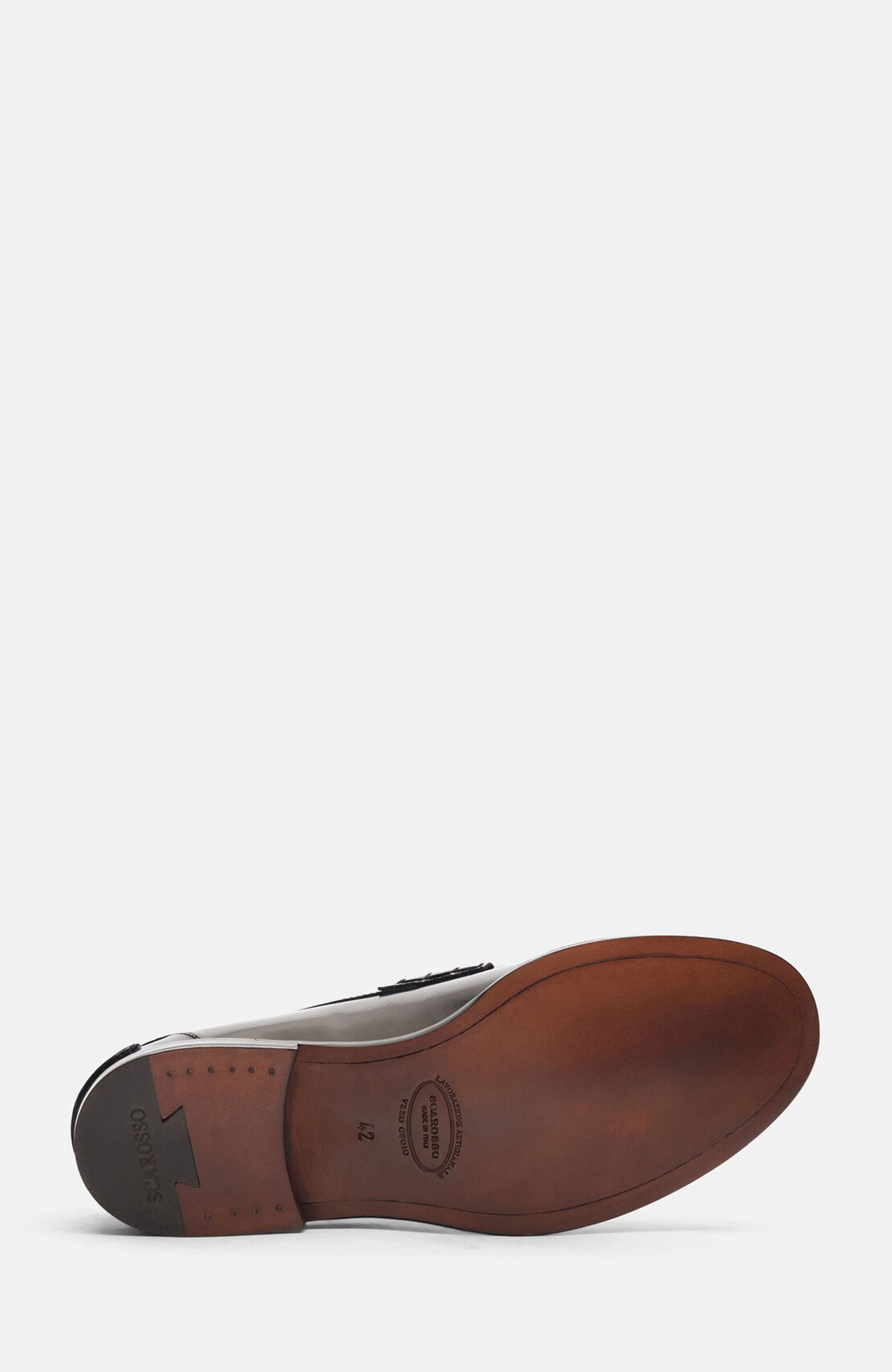 SCAROSSO Ralph Loafers, Alternate, color, Black - Brushed Calf