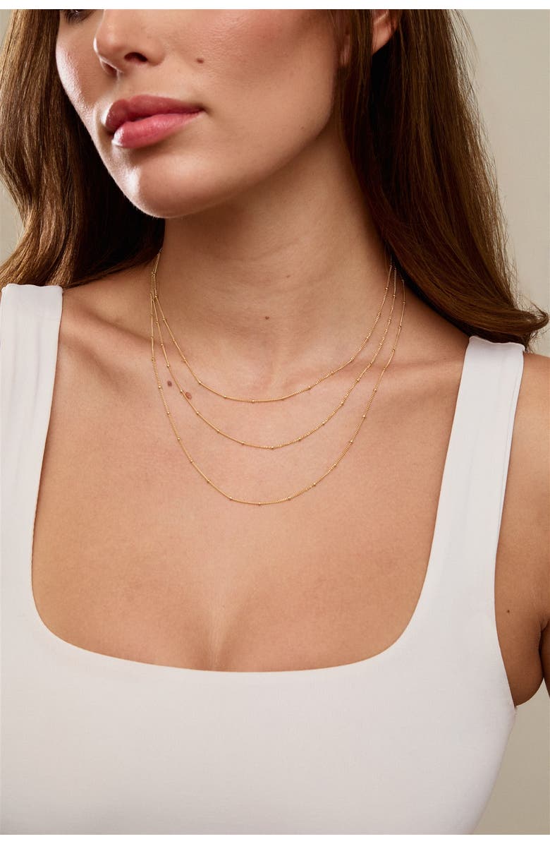 Set & Stones Kennedy Layered Necklace, Alternate, color, Gold