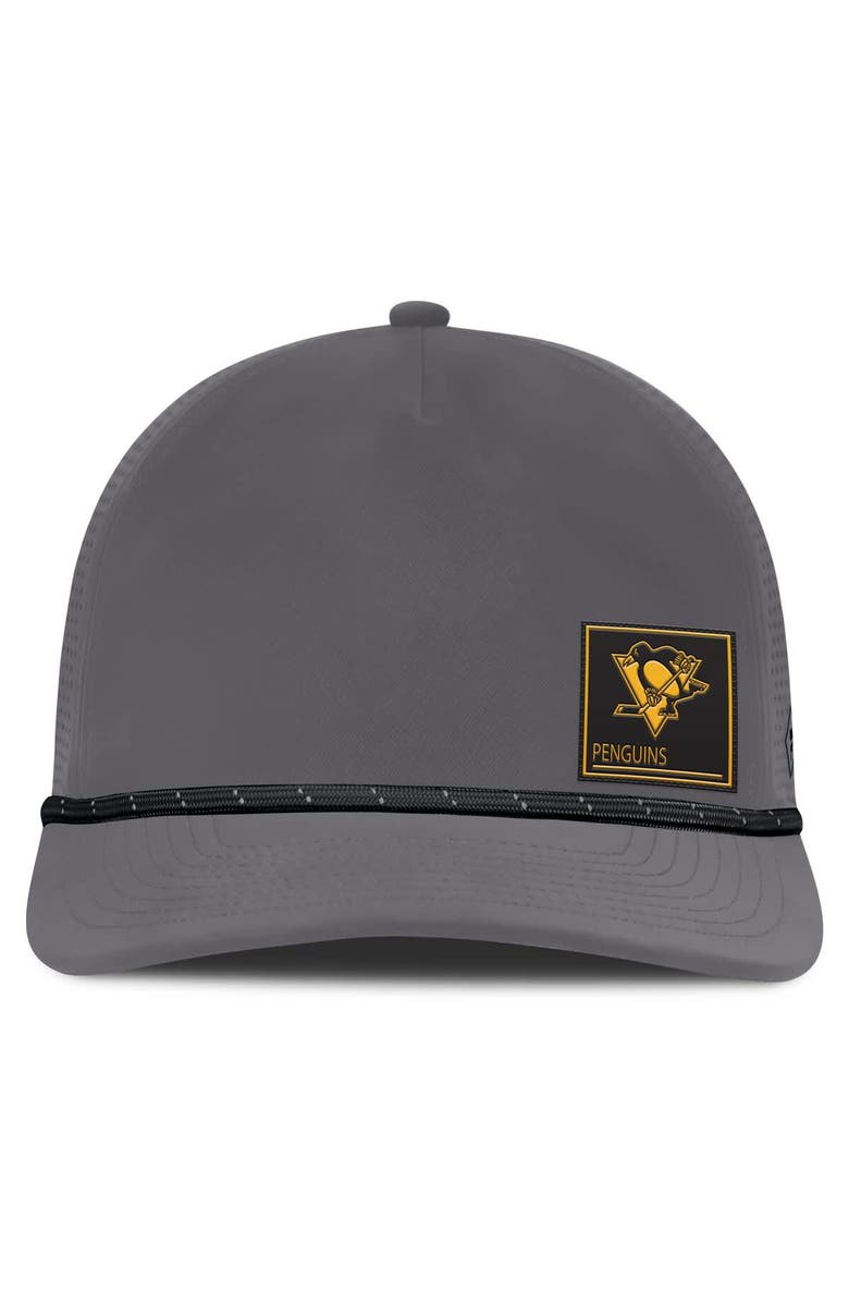 FANATICS Men's Fanatics Gray Pittsburgh Penguins Captain Rope Adjustable Hat, Alternate, color, Gray