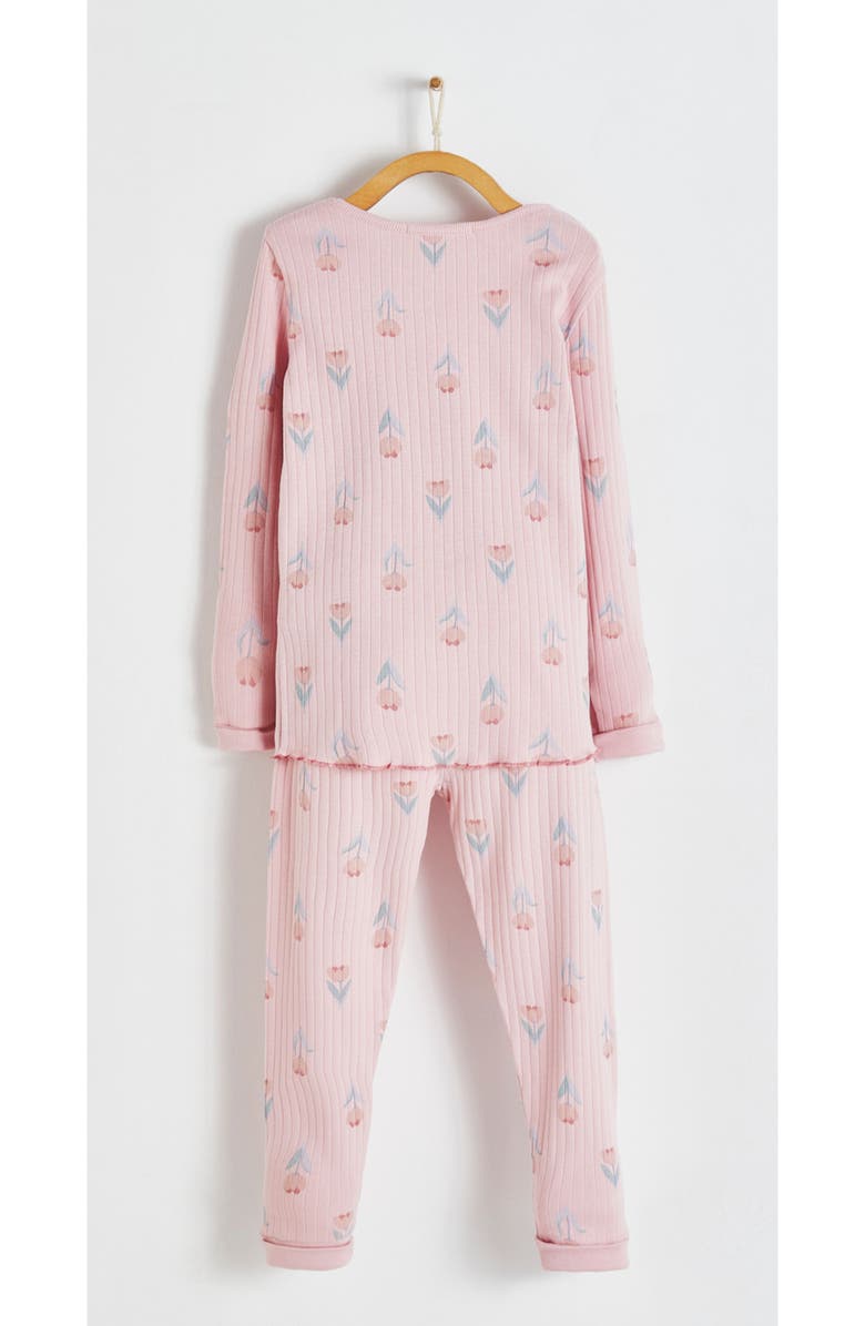 Babycottons Premium Cotton Kate Snug Fit Long Pajama Set for Toddler, Alternate, color, 