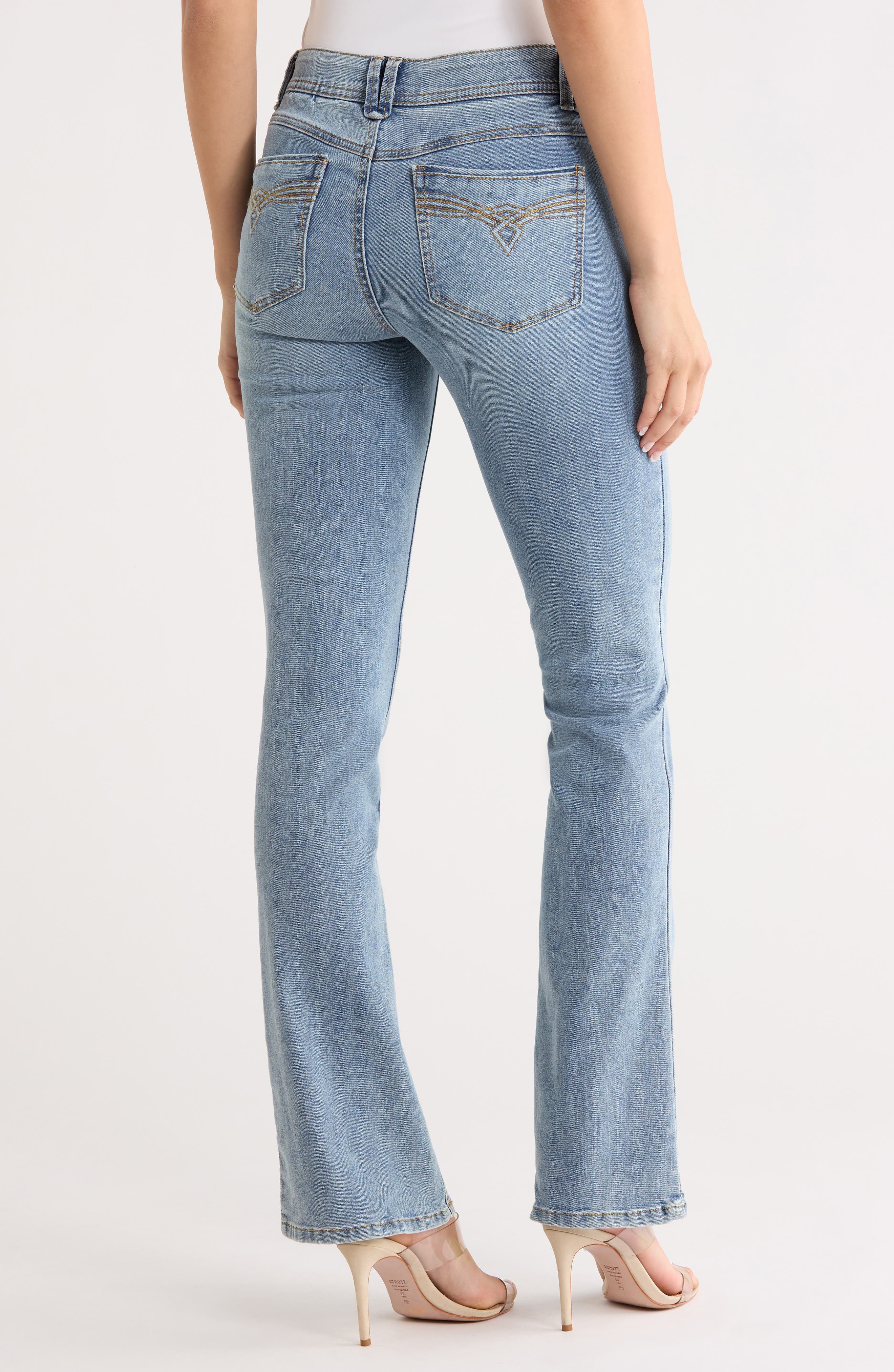AbSolution High Waist Itty Bitty Bootcut Jeans - image 2