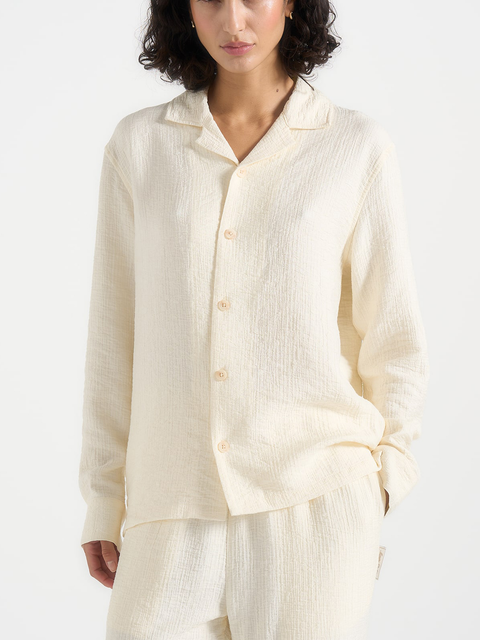 Bailey Unisex Textured Long Sleeve Shirt