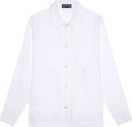 Vilebrequin Men Linen Solid Overshirt