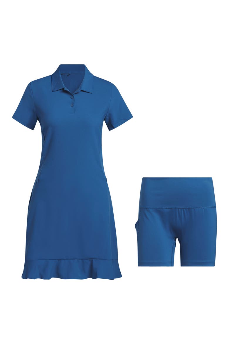 Ultimate Solid Ruffle Polo Dress, Alternate, color, DUPE