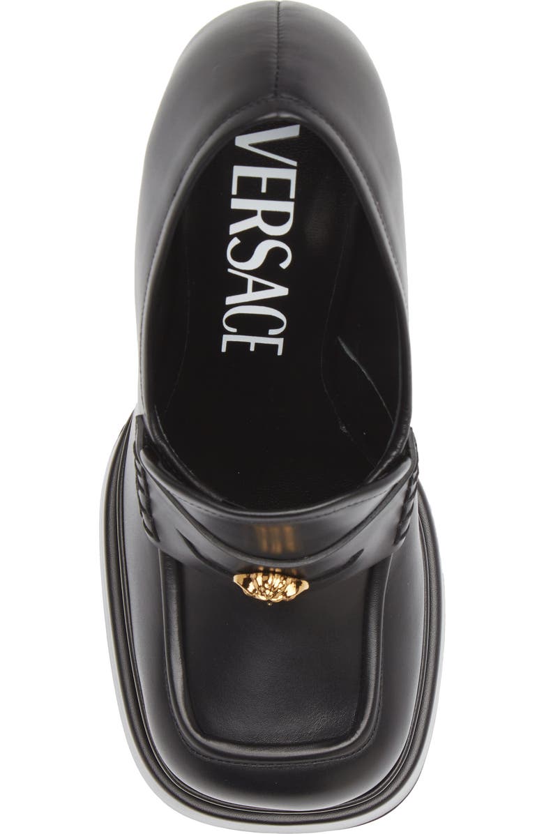 Versace Platform Loafer Pump, Alternate, color,