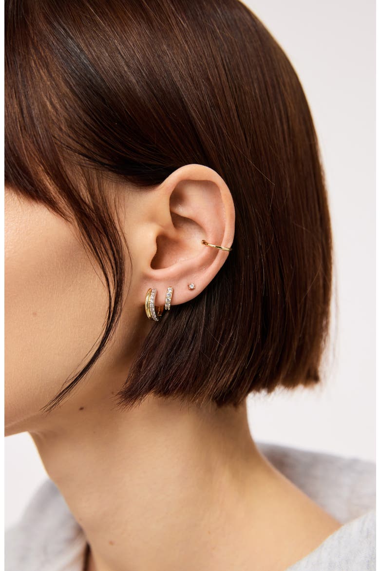Asher Pavé, Alternate, color, GOLD / SILVER / CLEAR