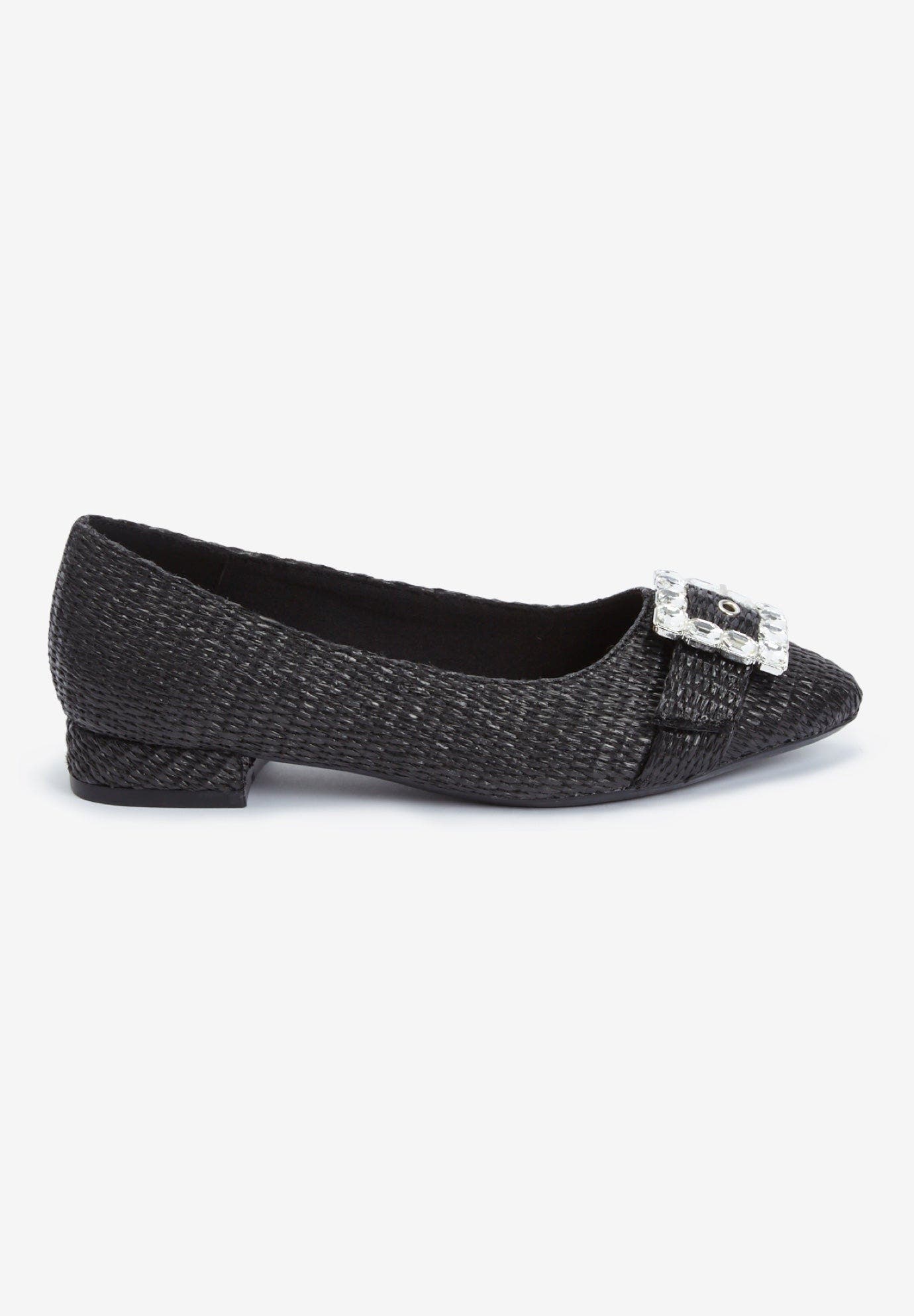 The Genessa Slip On Flat, Alternate, color, BLACK