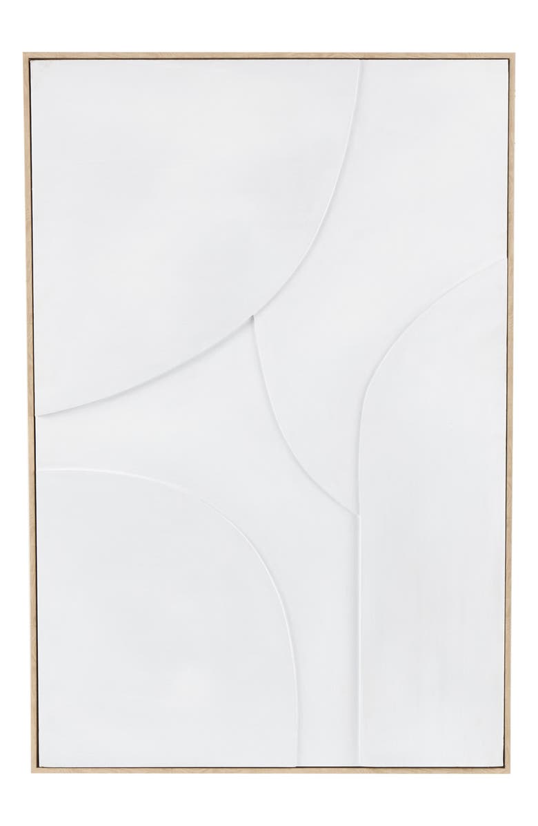 GINGER BIRCH STUDIO Framed Wall Art, Main, color, White