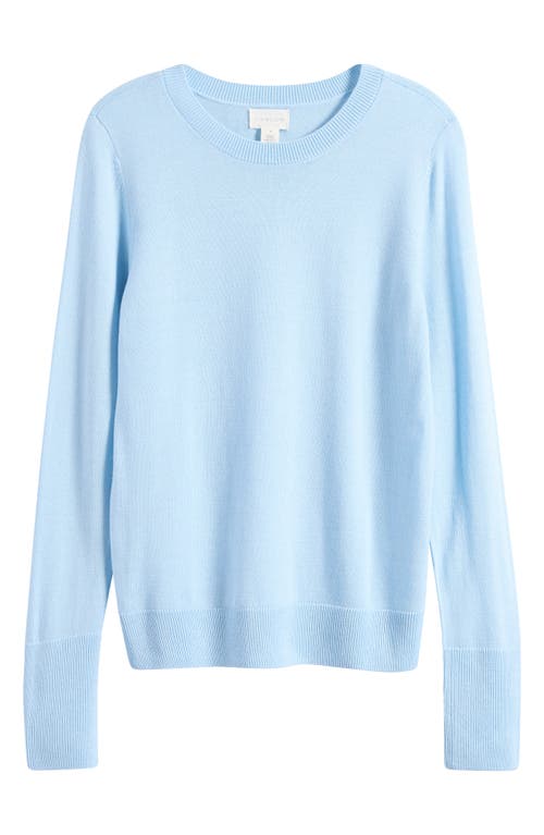 CASLONR CASLON(R) MERINO WOOL BLEND CREWNECK SWEATER