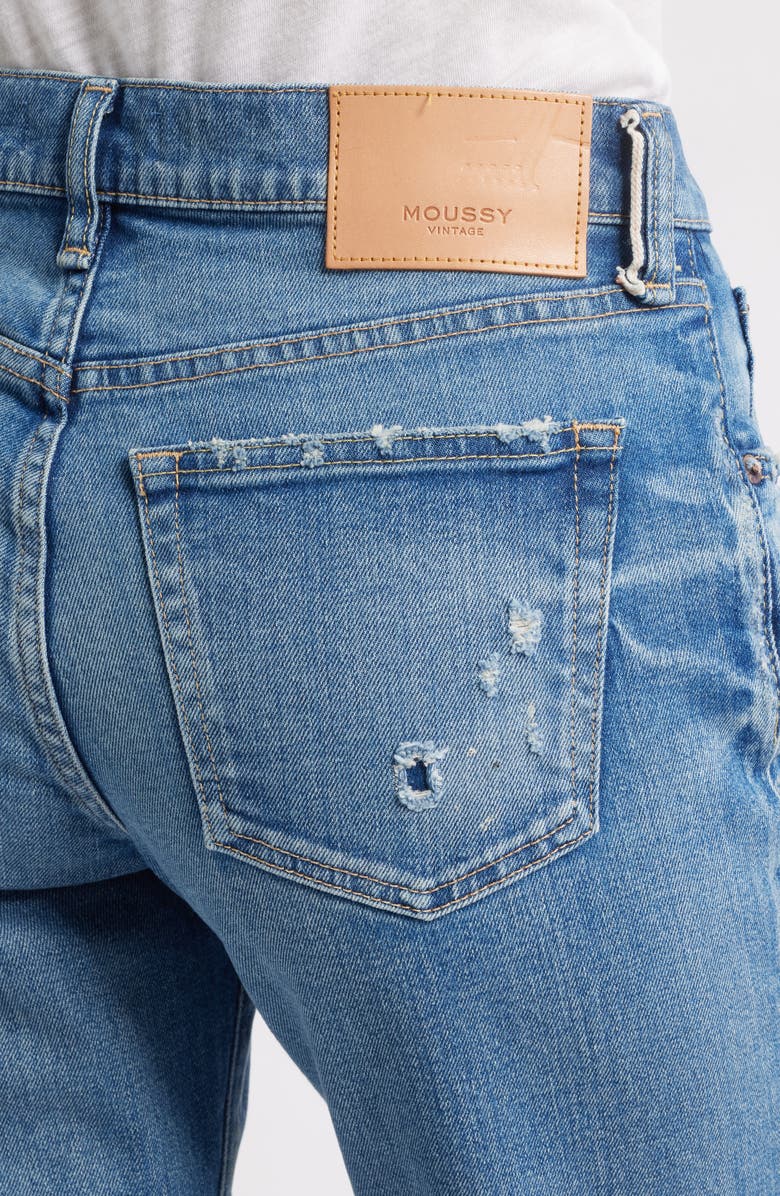 MOUSSY VINTAGE Bridgeville Slim Straight Leg Jeans, Alternate, color, Blue