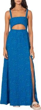 Maaji Poet Cutout Embroidered Cover-Up Dress