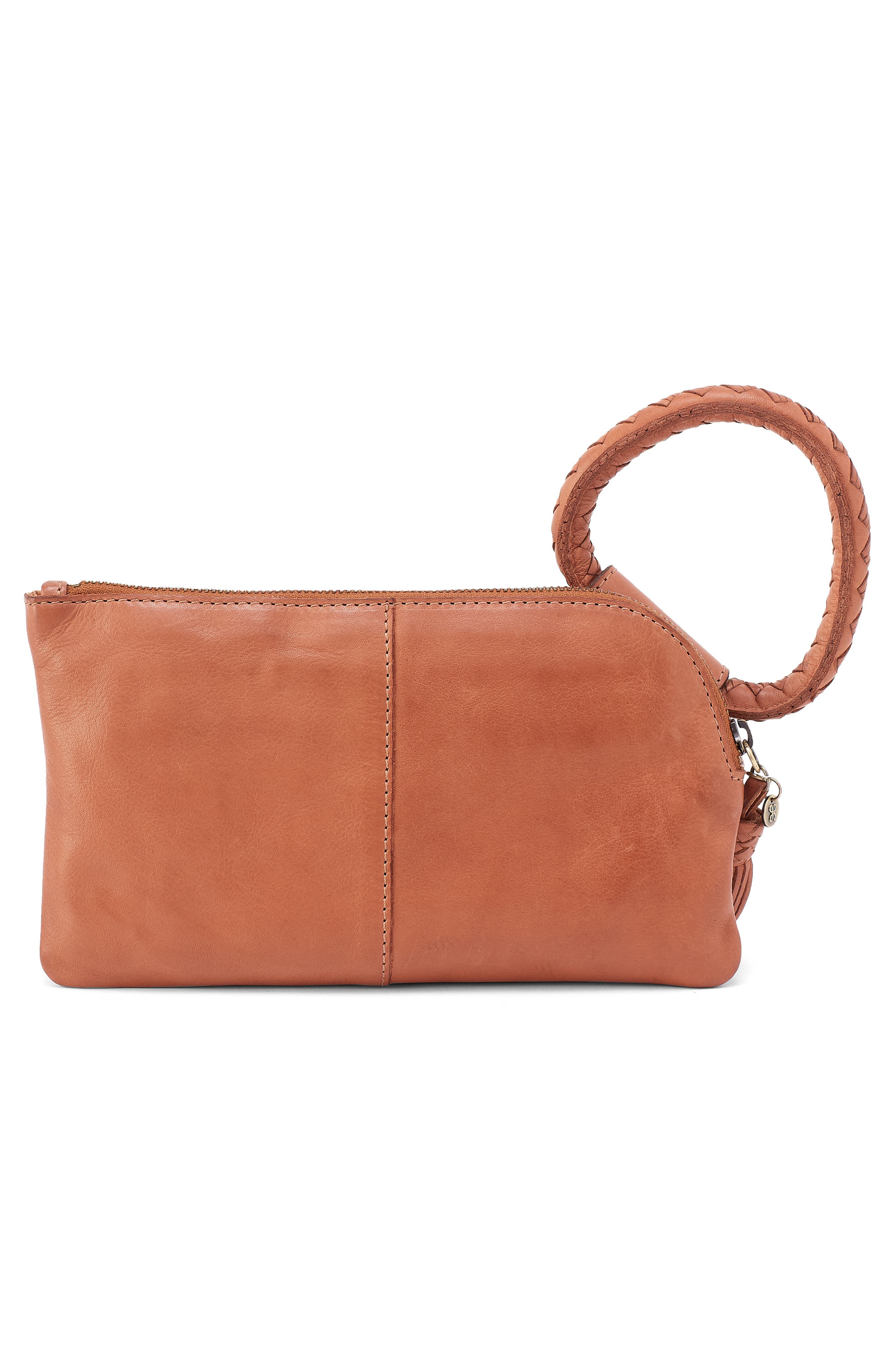 HOBO Sable Leather Wristlet, Alternate, color, Harvest Wheat