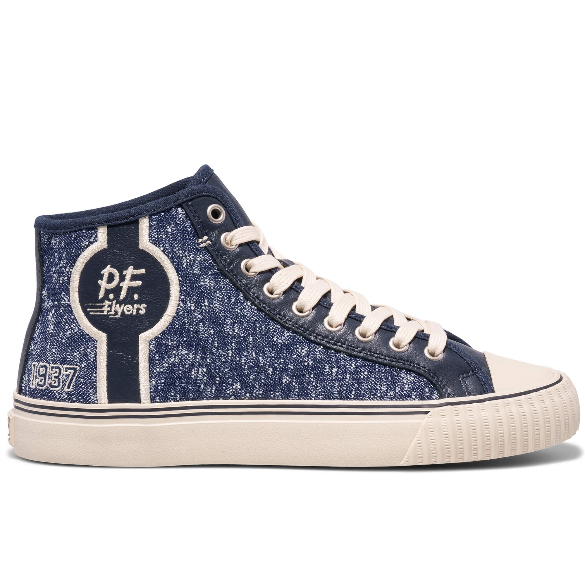 P.F. Flyers Center Game Day 1937 High-Top Sneaker, Alternate, color, Navy