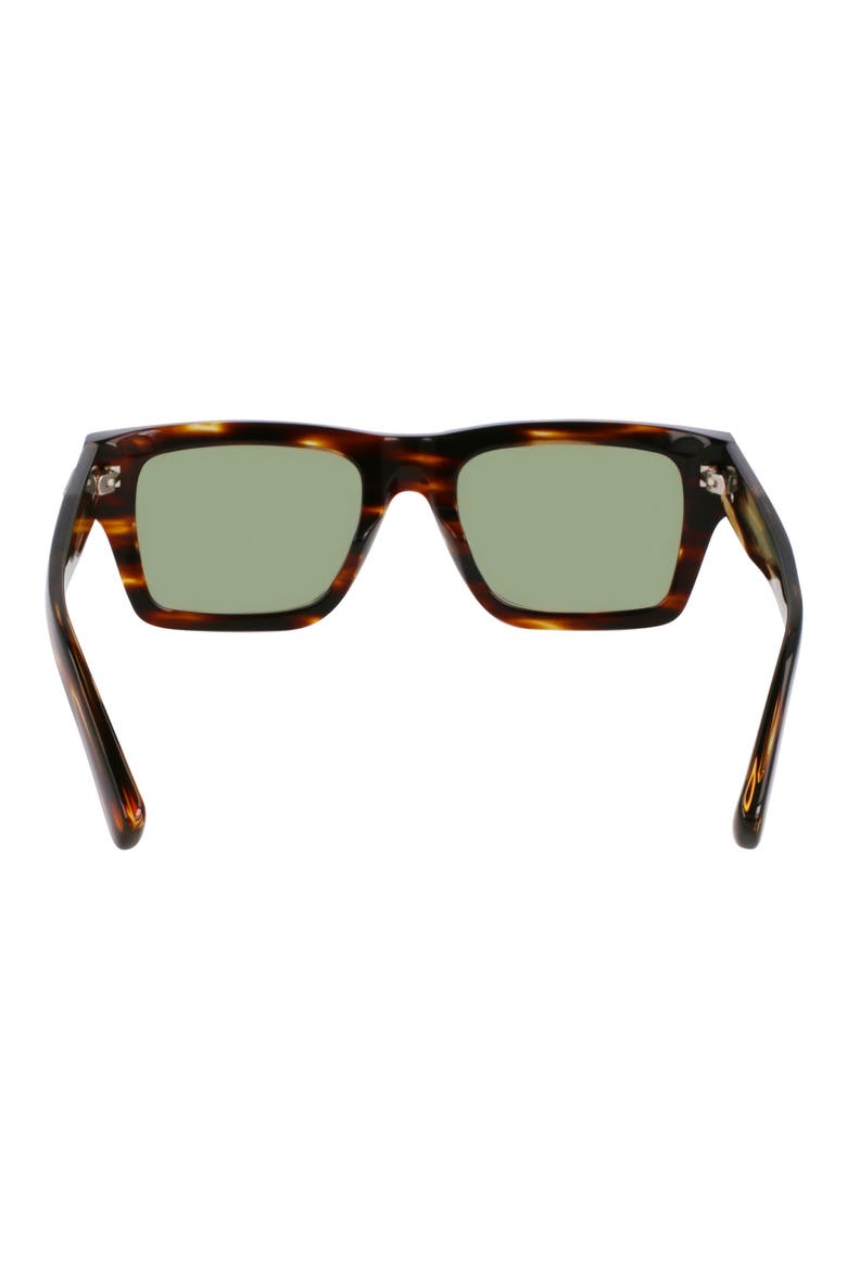 Prisma 53mm Modified Rectangular Sunglasses, Alternate, color, STRIPED BROWN