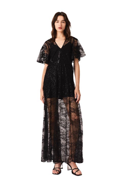 Lace maxi dress