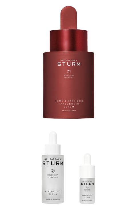 Hyaluronic Serum Home & Away Duo Set $435 Value
