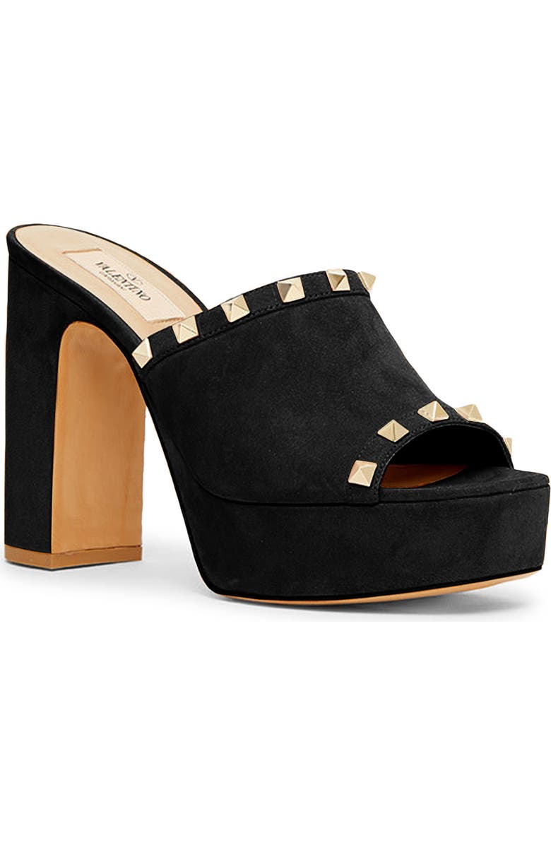 Valentino Garavani Rockstud Platform Mule, Main, color,