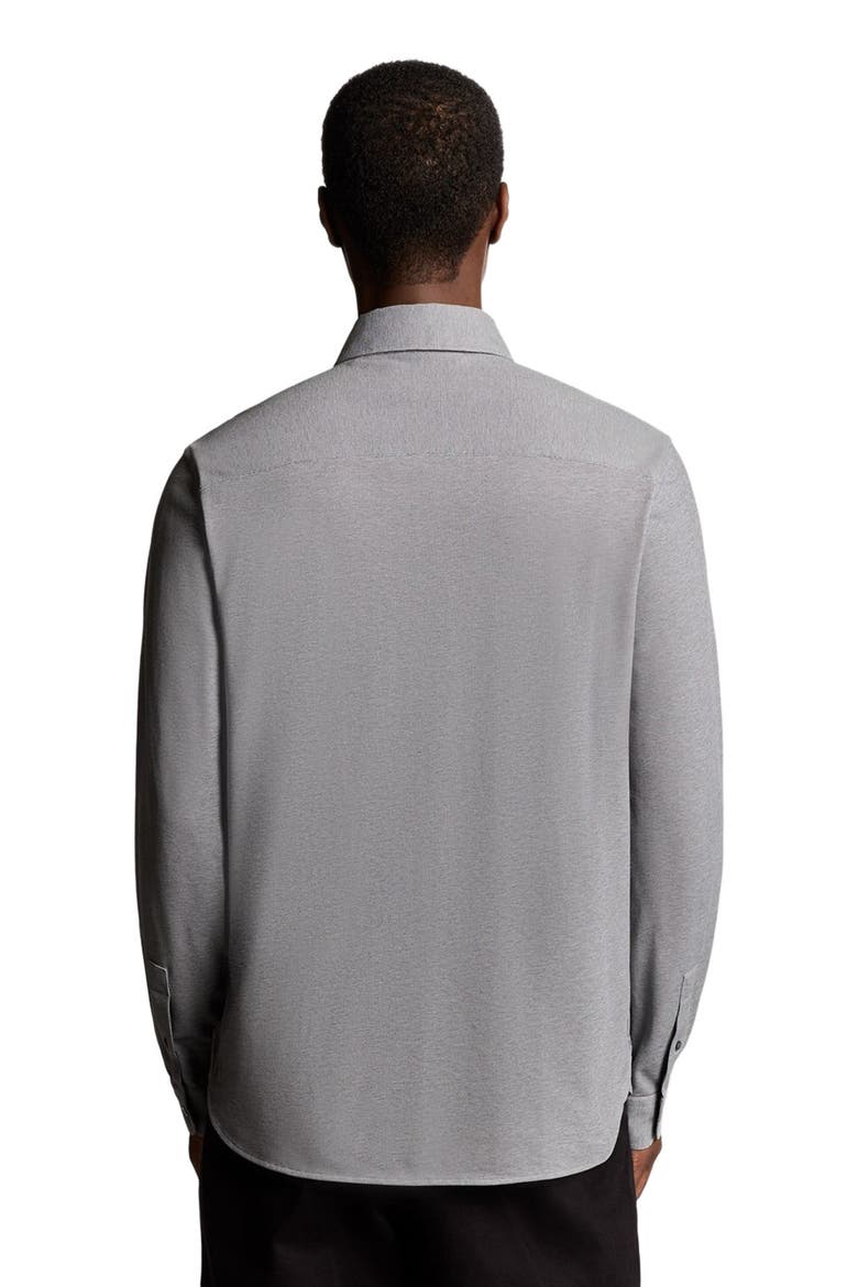 Jacquard Stripe Long Sleeve Shirt, Alternate, color, White/ Deep Tan