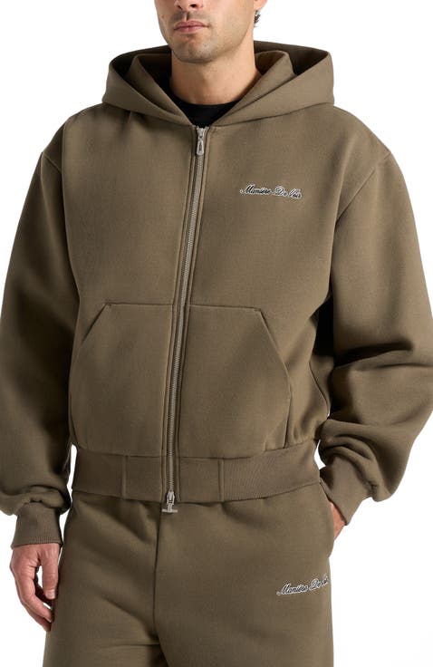 Unisex Signature Relaxed Fit Zip Hoodie