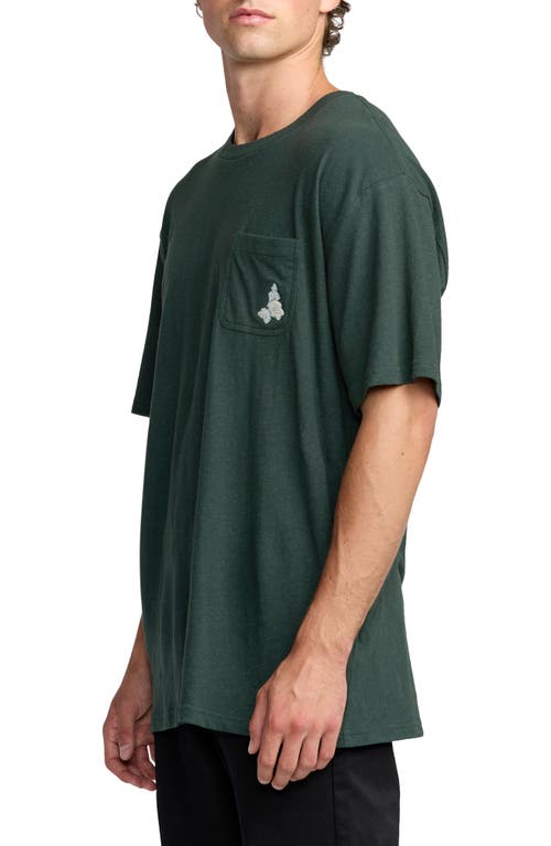 Billabong Austin Garage Cotton & Hemp T-shirt In Green