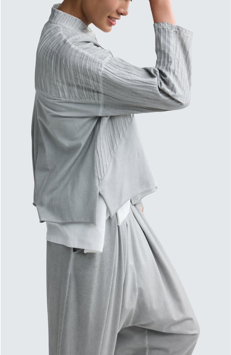 LUUKAA Zaya Hybrid Boxy Jacket, Alternate, color, Ash Grey