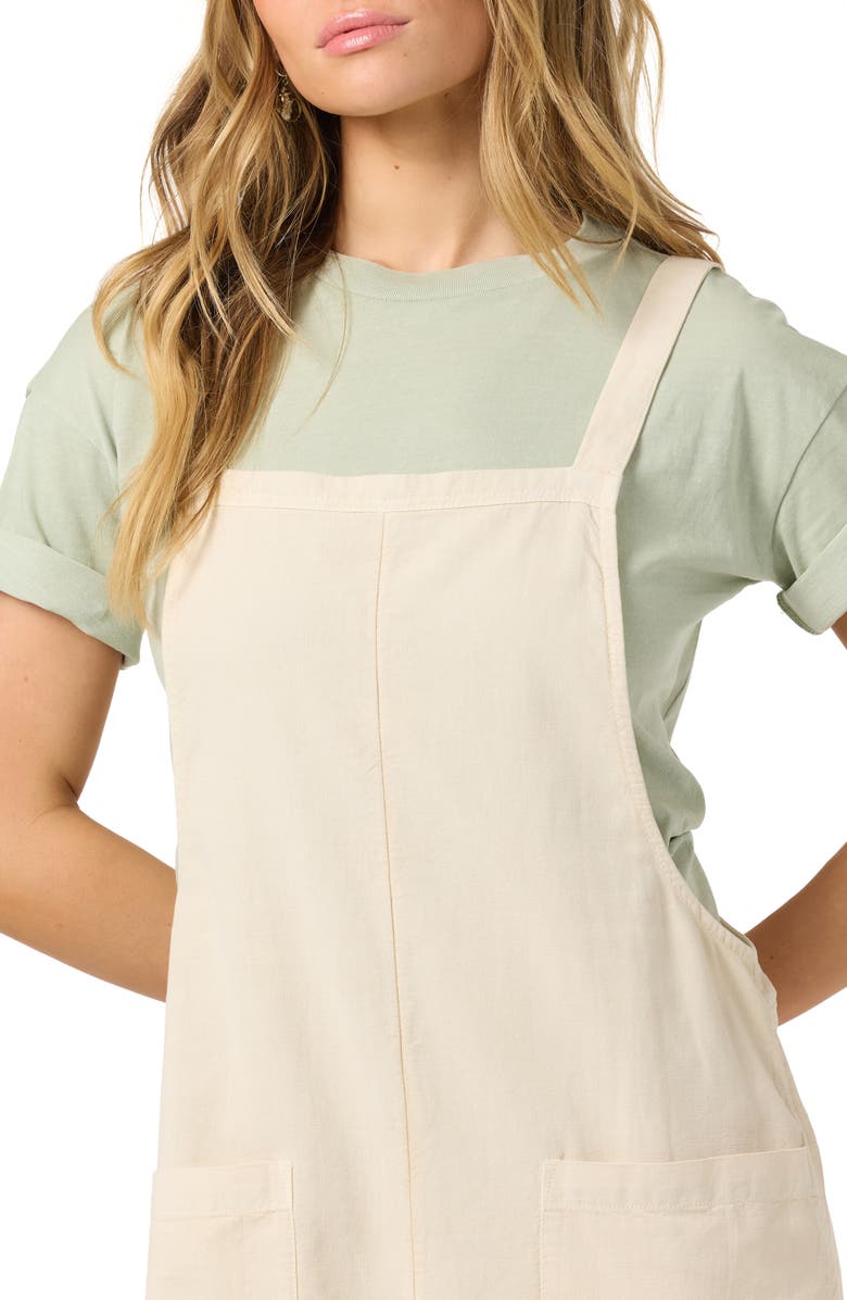O'Neill Summerlin 2 Cotton & Linen Shortalls, Alternate, color, Tapioca