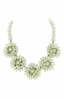 OLIVIA WELLES Flower Statement Making Necklace