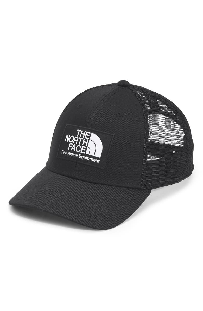 The North Face Mudder Trucker Recycled Hat, Main, color, Tnf Black