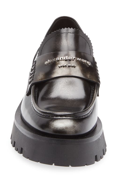 Alexander Wang Carter Lug Sole Loafer In Black