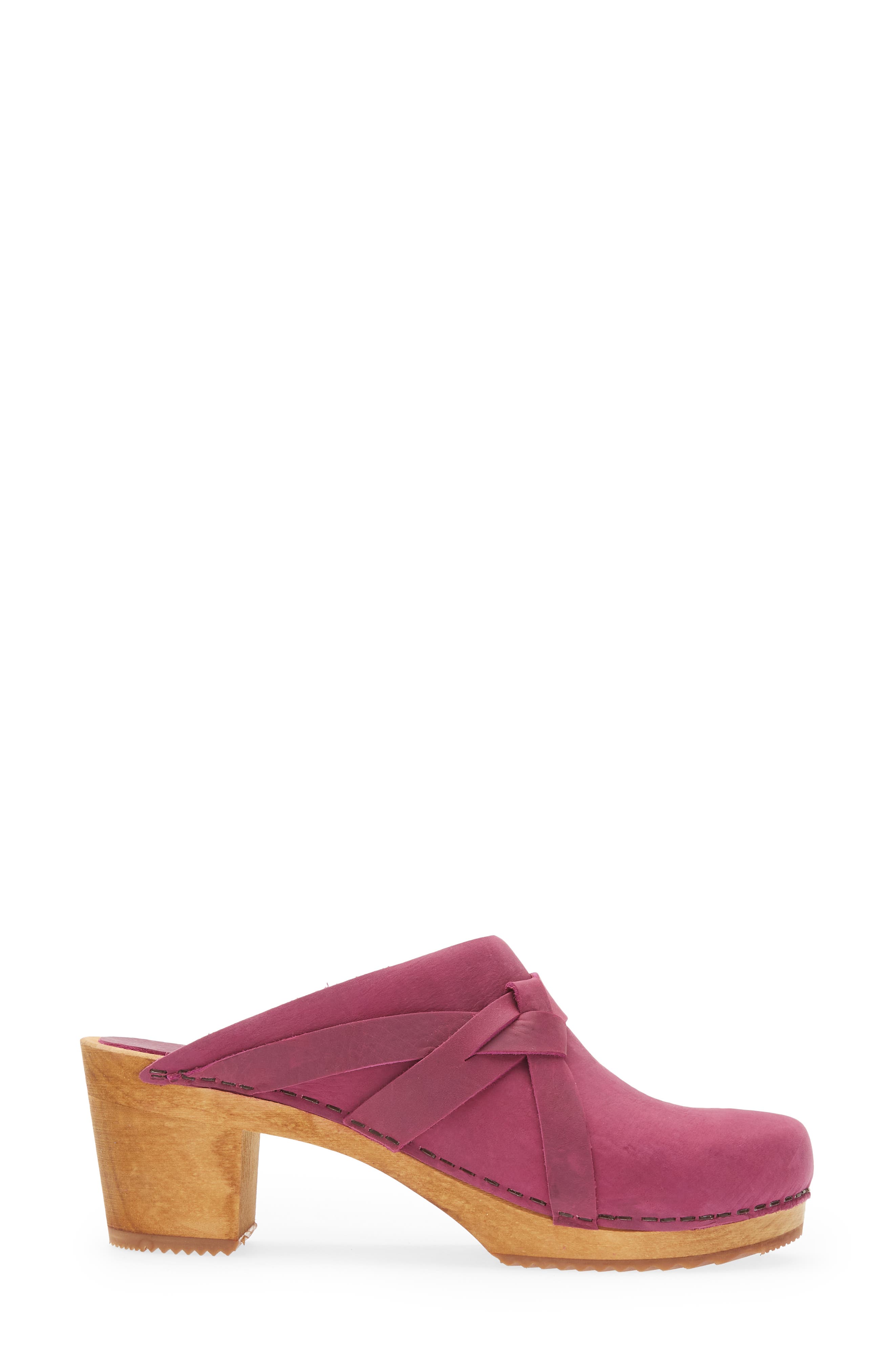 Manuella Leather Clog, Alternate, color, 013 PINK