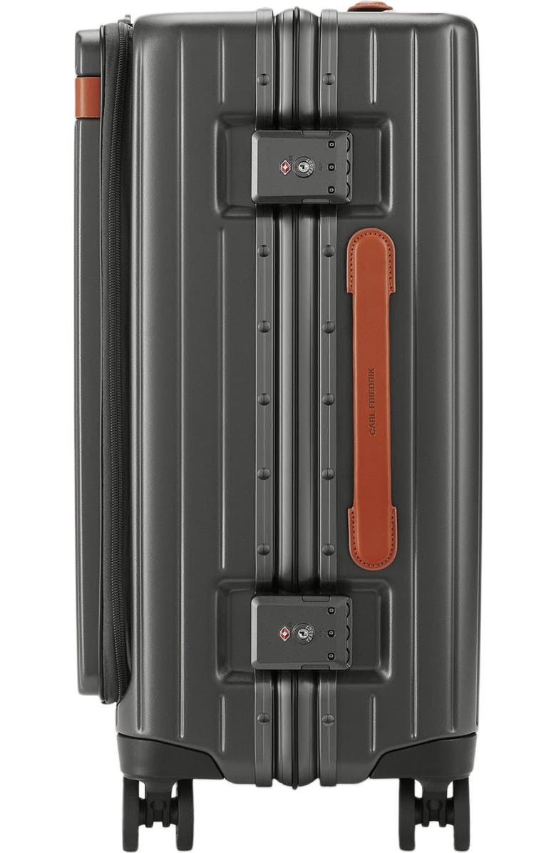 Carl Friedrik The Carry-on X Suitcase, Alternate, color, Grey / Cognac