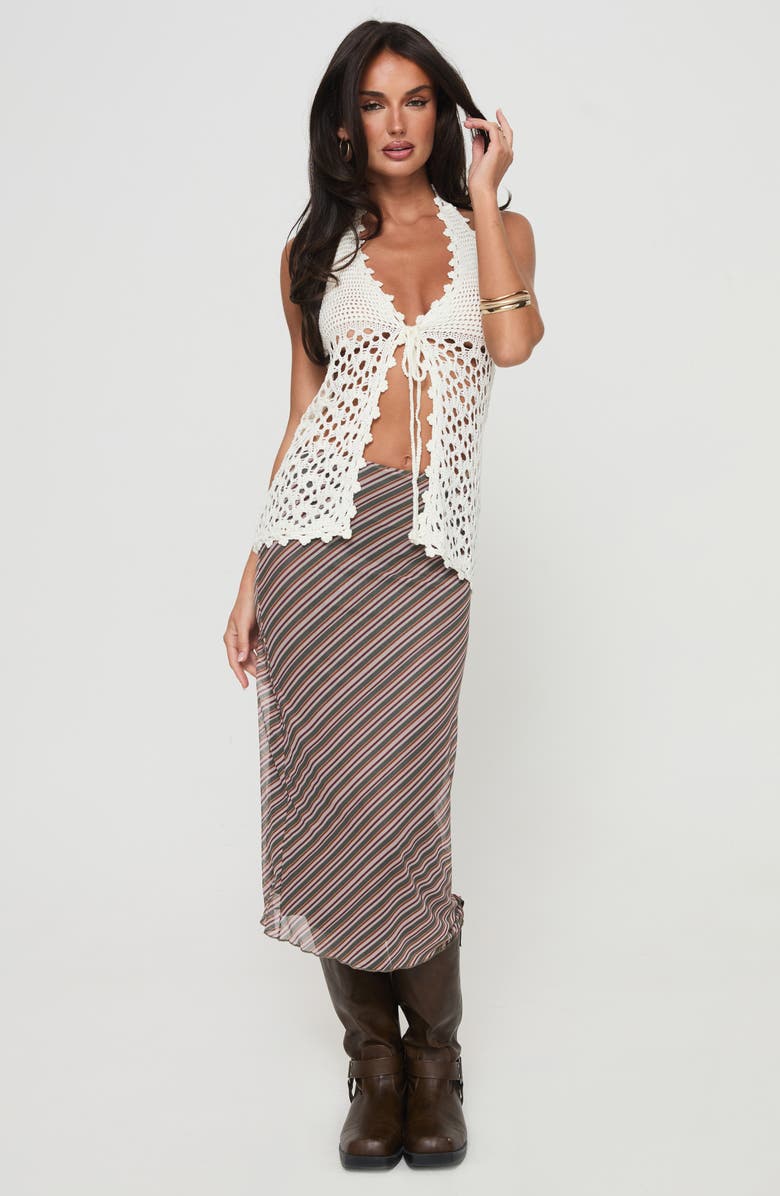 Princess Polly Open Stitch Camisole, Alternate, color, White