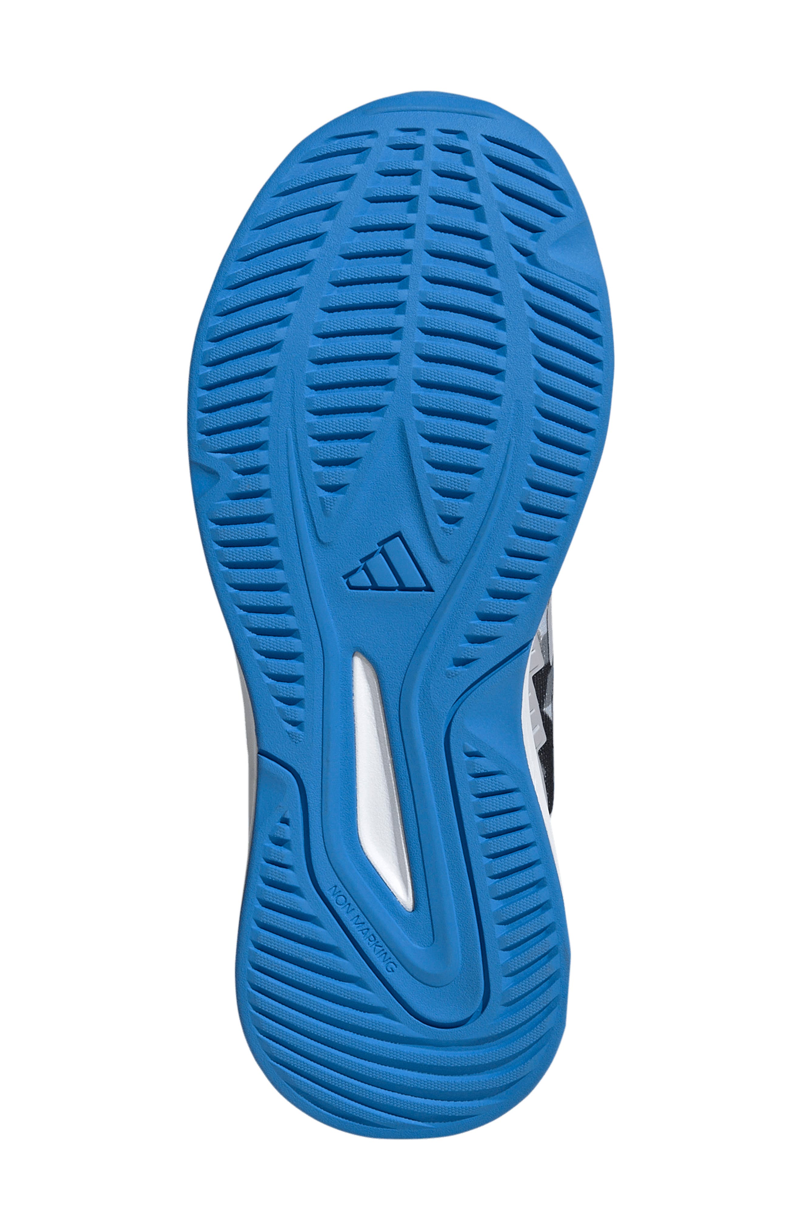 adidas x Minecraft<sup>®</sup> Kids' Fortarun 4.0 Sneaker, Alternate, color, Glory Grey/ Lucid Ray Blue