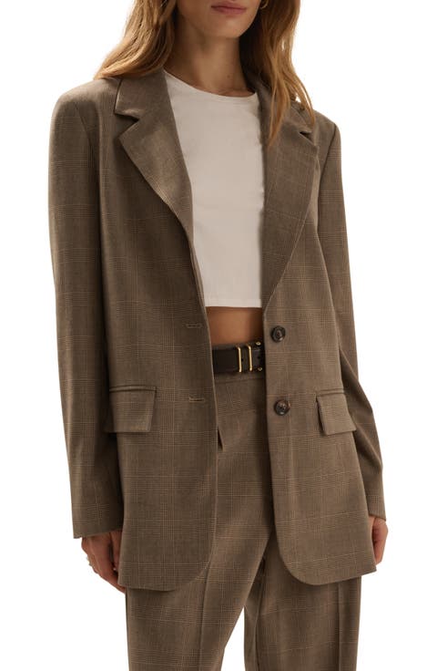 The Favorite Oversized Plaid Blazer