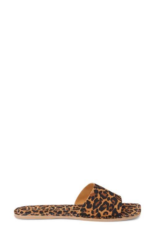 Beach By Matisse Bali Slide Sandal In Tan Leopard